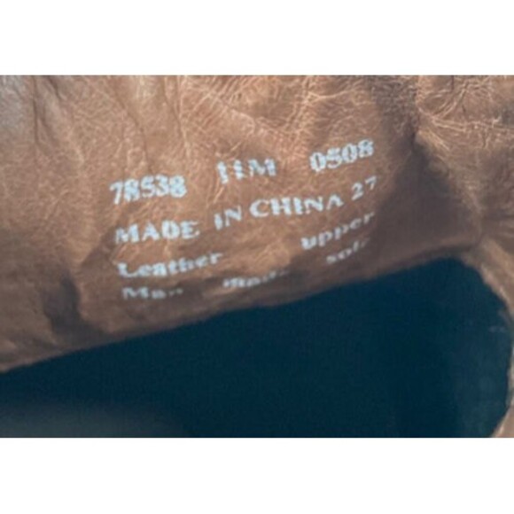 CLARKS Mens COTRELL LOAFERS 11M Leather Brown Round Toe Slip On Shoes 78538 EUC - Picture 8 of 8